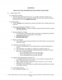 Finance Chapter 13 Overview Bond Portfolio Management Performance Style And Strategy Exhibits The Investment Style