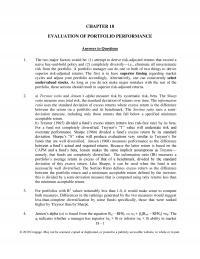 Finance Chapter 18 Attempt to derive risk-adjusted returns that exceed a naive buy-and-hold policy