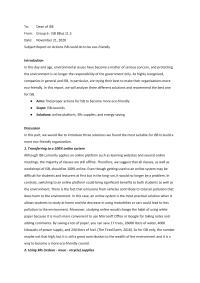 Bc Informal Report