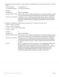 Economics Chapter 2 Heschard Describe Special Education And Related Services They Apply Each The Major