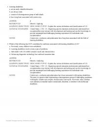 Economics Chapter 7 Powered Cognero Page Declining Numbers Students With Learning Disabilities May Due Which