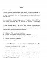 International Business Chapter 4 When Material Inputs Intermediate Products Enter Country Low Duty While The Final
