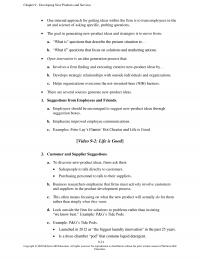 Marketing Chapter 9 One internal approach for getting ideas within the firm is to train employees