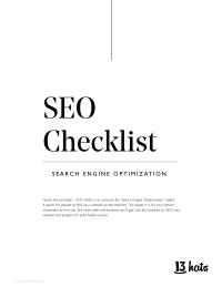 Seo Checklist
