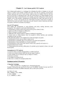 Managerial Accounting Chapter 3