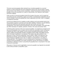 The Term Accounts Payable