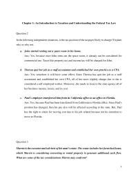 Assignment Chapter 1 An