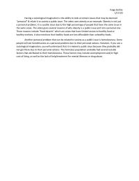 Sociological Imagination