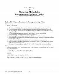 Aeronautical Engineering Chapter 10 Output Minimum Minimum Function Value Function Evaluations&nbsp;
