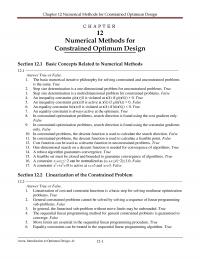 Aeronautical Engineering Chapter 12 Introduction Optimum Design Numerical Methods For Constrained Optimum Design Formulate The