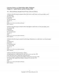 Banking Chapter 10 Common Measures Risk And Return Skill Analytical Suppose Investment Equally