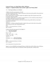 Banking Chapter 11 Stock Weight Return Abt Low Bll Value Portfolio Value Bll