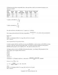 Banking Chapter 14 Ebit Interest Expense Taxes Million Million Million Available Shareholders Eps Nishares Outstanding