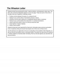 Communications Unit 10&nbsp;Proofreading Challenge Activities The Activity Can Also Serve Introduce Refresh Students Business Letter Formatting Point