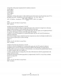 Banking Chapter 18 The NPV of this project using the WACC method is closest to
