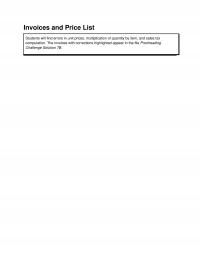 Communications Unit 7A&nbsp;Proofreading Challenge Activities The Invoices With Corrections Highlighted Appear The File Proofreading Challenge Solution