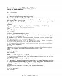 Banking Chapter 20 A call option gives the owner the right to buy the asset.