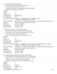 International Business Chapter 2 Busprog Analytic United States Busprog Reflective Thinking State Standards United States Disc