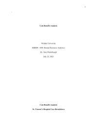 Cost-benefit Analysis