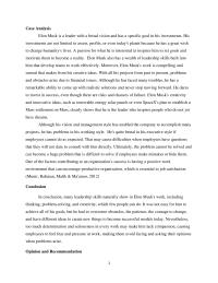 Case Study Case AnalysisElon Musk