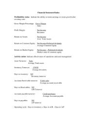 Exam Financial Statement
