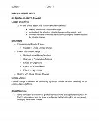 Science SCITECH  TOPIC 14 SPECIFIC