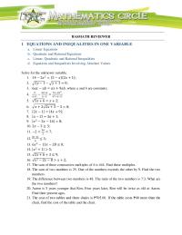 Math Reviewer