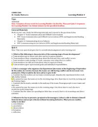 Chapter 4 COMM 3306Dr Natalia