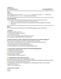 Chapter 3 COMM 3315Dr Natalia