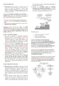 Research in Daily Life