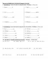 07 Module 2 Exam 2 Review For Chapters 3, 8,10