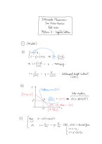 Intermediate Macroeconomics – Midterm 3 Sol