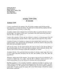 Articles 1319-1334 Blt