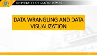 Data Wrangling And Visualization