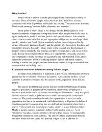 Ethics What is ethicsEthics which