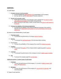Audit tutorial 3