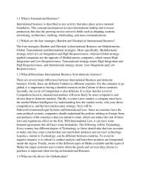 International business 11 What is