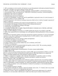 FINANCIAL ACCOUNTING VOL1 SUMMARY