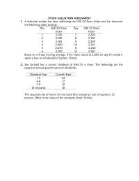Stock Valuation