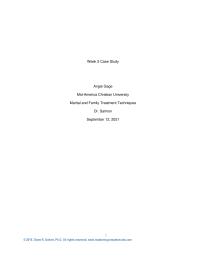 Marriage And Family Therapy