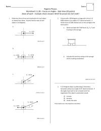Worksheet 2.1.2B – Forces on Angles – side view forces
