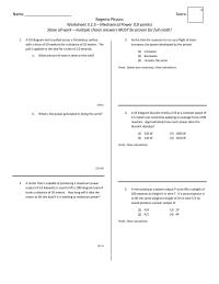3.2.5 – Mechanical Power