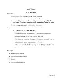 ALS/CTE in Sports