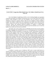 The Children’s Health Fund of New York City
