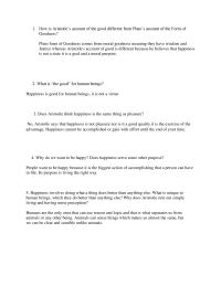Philosophy 1 How is Aristotles