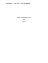 BEDOUIN LIFESTYLE IN ARAB COUNTRIES