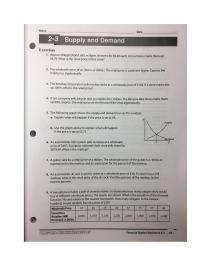 2-3 Supply and Demand