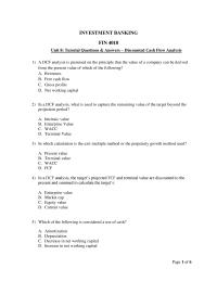 Investment Banking Unit 8