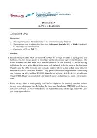 Assignment Business Law.