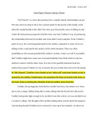 Term Paper: Practice Literacy Thesis